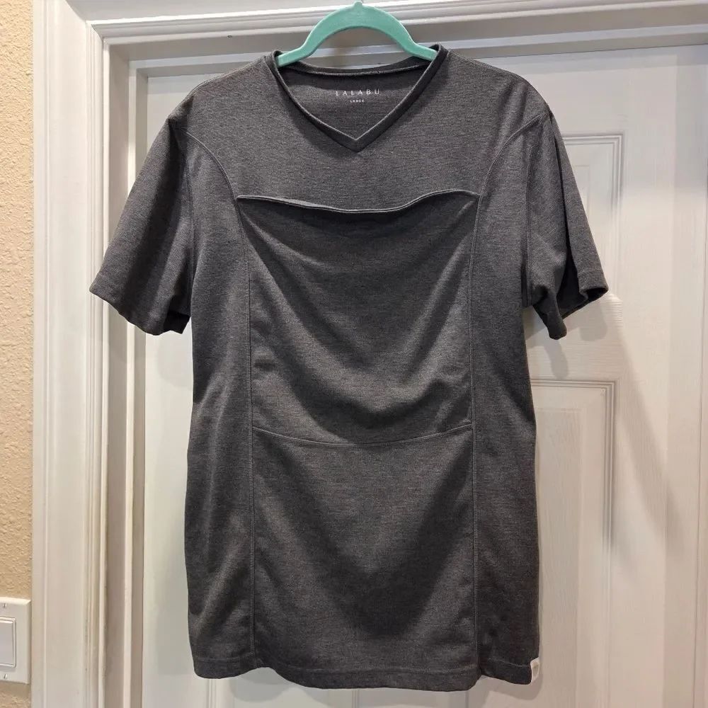 Lalabu Dad Shirt, Gray Large